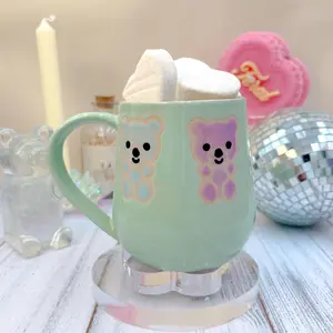 Aqua Gummy Bear Ceramic Mug TikTok