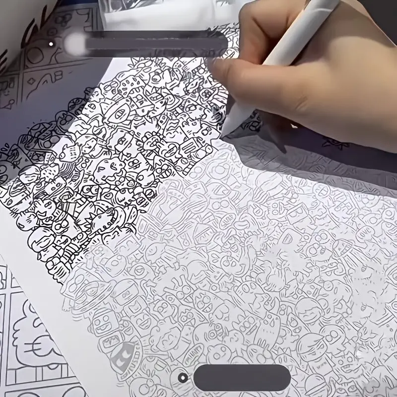 20/50/100 Sheets Unique Stress Relief Drawing Papers, Unique Designs, Art Therapy, Adult Art Supplies, Beginner Friendly, Focus & Observation Training, Perfect Gift