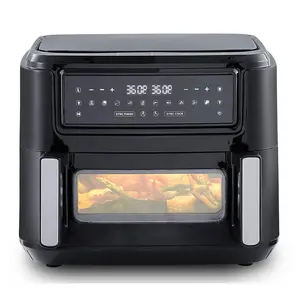 Elite Cuisine 10.5L Digital Dual Chamber Air Fryer Oven