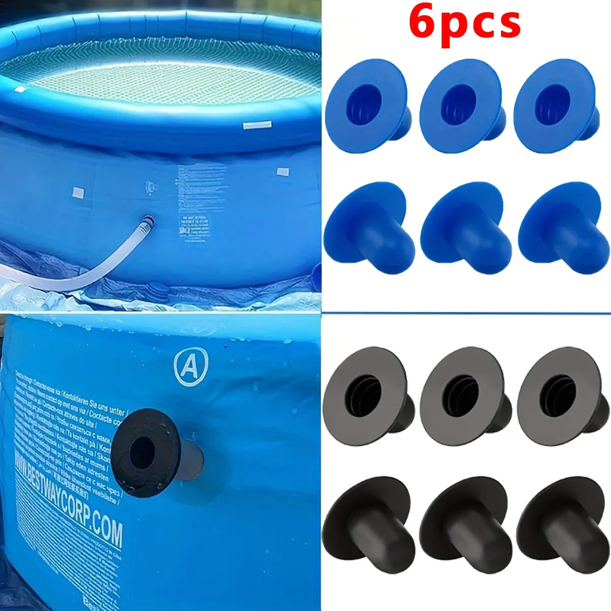 Above Ground Pool Plug for Water Shut Off, Pump Hole Stopper, Replacement and Supplement for Pool Accessories, Essential Pool Maintenance Tool, Pool Maintenance Equipment, Pool Maintenance Supplies, Seal, Leakage