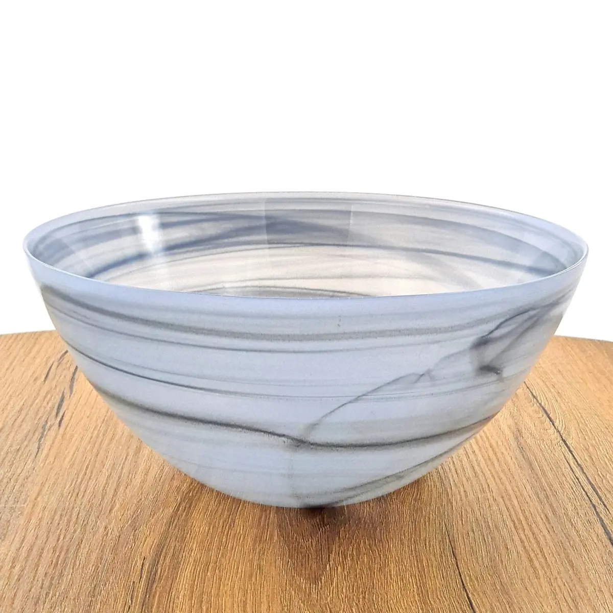 Red Pomegranate Collection 0814-7 10 in. Nuage Serving Bowl, Graphite