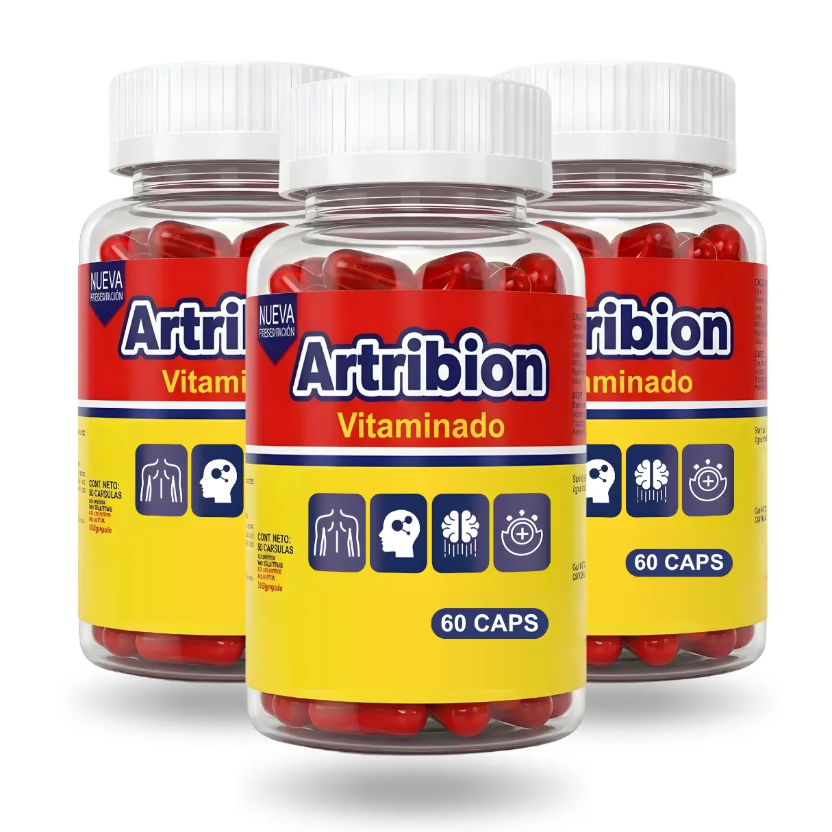 3 PACK Artribion Vitaminado 60 Capsules