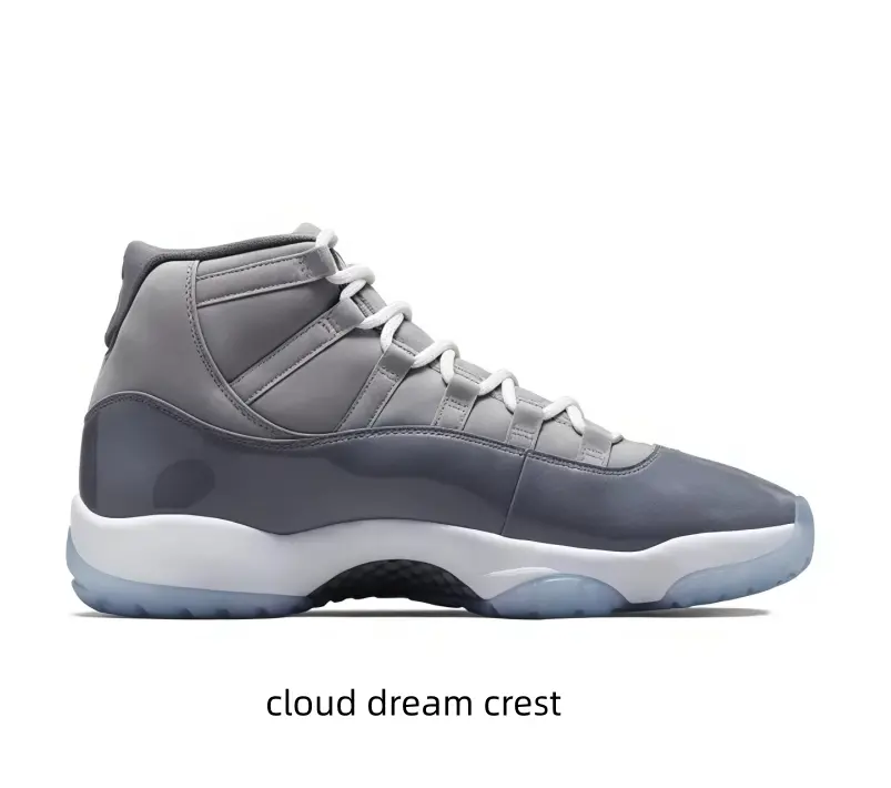 The ultimate grey high-tops. Premium patent leather + icy sole