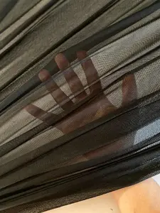 Black Power Mesh Fabric