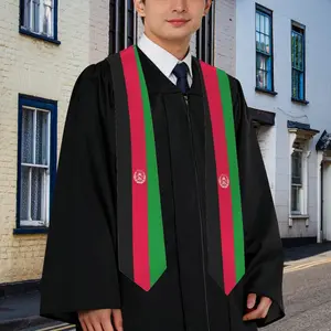 Generic Afghanistan Afghan Flag Graduation Stole - Unisex Adult 72" Long Graduation ShawlRegular model