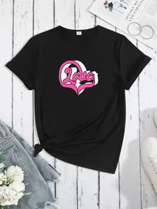 Women's Fashionable Heart Design Clothing, Comfortable Daily Wear, Multifunctional Stylish Statement, Ideal Gift for Her