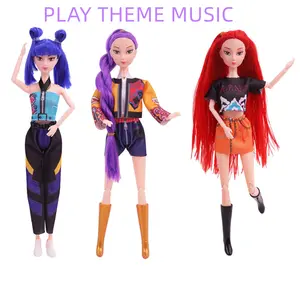 Kpop Dolls 11.5 Inch 12 Joints Movable Anime Action Figures,  Rumi/Mira/Zoey Music and lighting Collectibles |Desk Display Playable Dolls, K-pop IdolMerch Gift for Fans & Kids-desk Display, Mother's Day gifts