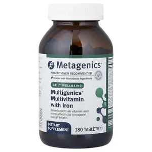 Metagenics Multigenics® Multivitamin with Iron, 180 Tablets