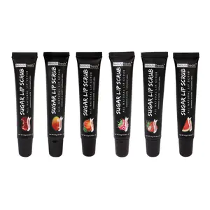 Beauty Treats Sugar Lip Scrub - Pack of 6 Scrubs for Soft, Smooth and Hydrated Lips - Skincare Moisturizing Exfoliant