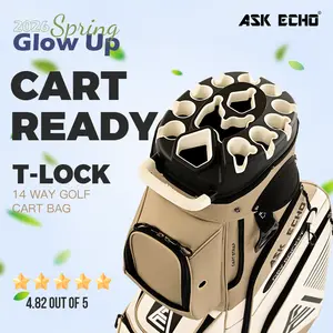 Ask Echo T-LOCK 2.0 14 Way Organizer Dividers Golf Quiet Cart Bag Ask Echo T-LOCK 2.0 14 Way Organizer Dividers Golf Quiet Cart Bag