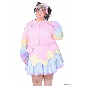 Gloomy Bear x My Violet  - Pastel Drip Cardigan