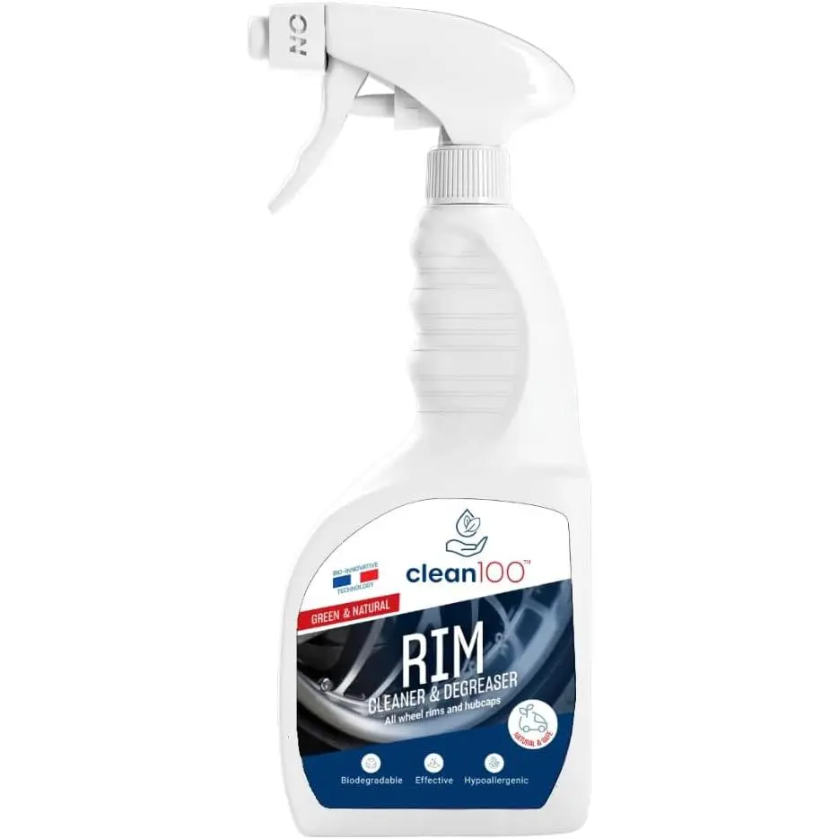 Rim Cleaner & Degreaser – All Purpose Biodegradable Grease Remover - 100% Natural Cleaner for Vehicle Rims