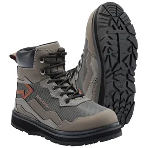 BASSDASH IMMERSE Men’s Wading Boots Breathable Mesh Lightweight Anti-Slip Rubber Sole for Fly Fishing