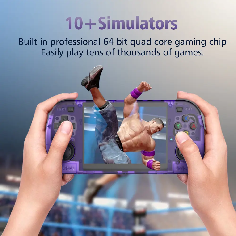 R36H ProMAX エミュレーターゲーム機 クリアブルー新品 R36MAX クリアブルー 128GB ゲームコンソール ほぼ新品 - メルカリ