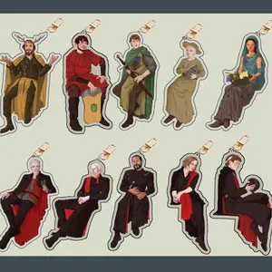 A Knight of the Seven Kingdoms Acrylic Keychains, game of thrones acrylic keychains, Duncan the tall