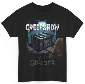 Creepshow T Shirt - The Crate - 80’s Classic Horror Retro Tee - New