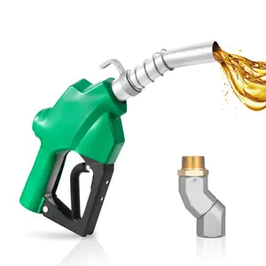 VEVOR 1 Inch NPT Automatic Fuel Nozzle with Swivel,  Max Flow Rate 21.6 GPM, Auto Shut Off Diesel Gas Pump Nozzle with 3-Speed Trigger Lock & 1-3/16 in (OD=30.1 mm) Spout for Gasoline, Diesel, Kerosene