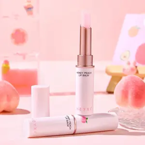 Hydrating Peach Lip Balm, Moisturizing Long-lasting Lip Stick, Temperature Color Changing Lip Balm, Hydrate Lip, Lip Care Moisture Product, Lip Care Kit, Christmas Gift, Lip Glossy for Lip Makeup, Lip Moisturizer Gloss