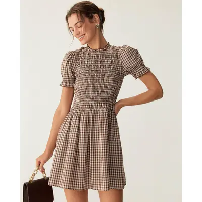princess polly ladybug dress Ladybug Gingham Mini Dress Red