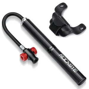 Portable Bike Pump, Fast Charging Co2 Bicycle Tire Air Inflator, Compact Design, Ideal for Quick Tire Maintenance,Black