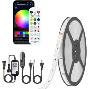 Boat Led Light 33FT, 12V RGB Waterproof Pontoon Boat Lights Exterior, IP67 Upgraded Marine Boat Interior Lighting with App for Pontoon, Deck, Bass, RV, Fis