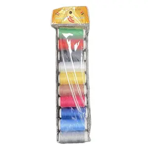 Sewing Thread Set Pack of 10 Juego de Hilos de Coser Paquete de 10 Assorted Colors for Crafting and Sewing Projects