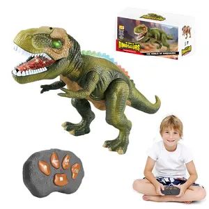 Remote Control Dinosaur Toy for Kids 3-12 Years, Realistic Sound Walking Jurassic Rex Tyrannosaurus, Birthday Gift for Boys, Requires Aa Batteries