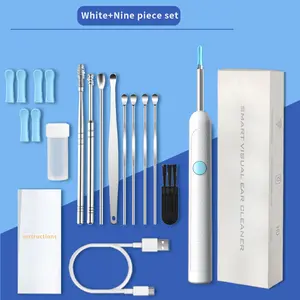 Wireless Ear Wax Removal Tool, 1080P HD Visual Ear Pick with Camera, Rechargeable Smart Ear Cleaner for iPhone Android