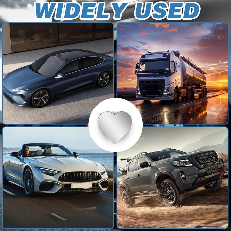 【NewYear2026】2-Pack Heart-Shaped Blind Spot Mirrors – Adjustable, Removable Wide-Angle Convex Rearview Mirrors for Cars, SUVs, Enhanced Safety, Universal Fit