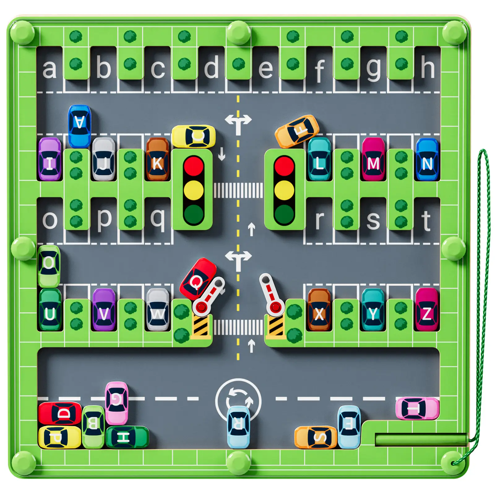 Magnetic Alphabet Maze,Montessori Fine Motor Skills Toys for 3 4 5 Years Old Boys and Girls,Learning Educational Toys for Toddler,Sensory Toys Valenti