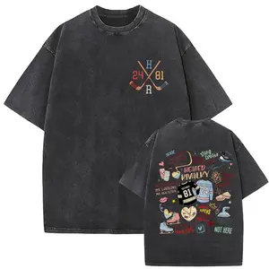 Shane Hollander ‌   Ilya Rozanov Hollanov 24 81 T Shirts Movie Heated Rivalry Romance Vintage Washed T-shirt Men Women 100% Cotton