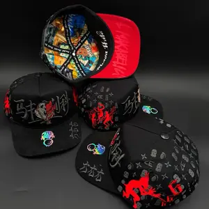 Gorra Tropa del Infierno Chava Hats - High-Quality Baseball Cap with Black Cross Design