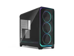Fractal Design FD-C-MES3X-03 Massify 3 Xl Ambience Pro Grab E-atx Full Tower PC Case - Black Chassis & Light Tinted TG Side Panel