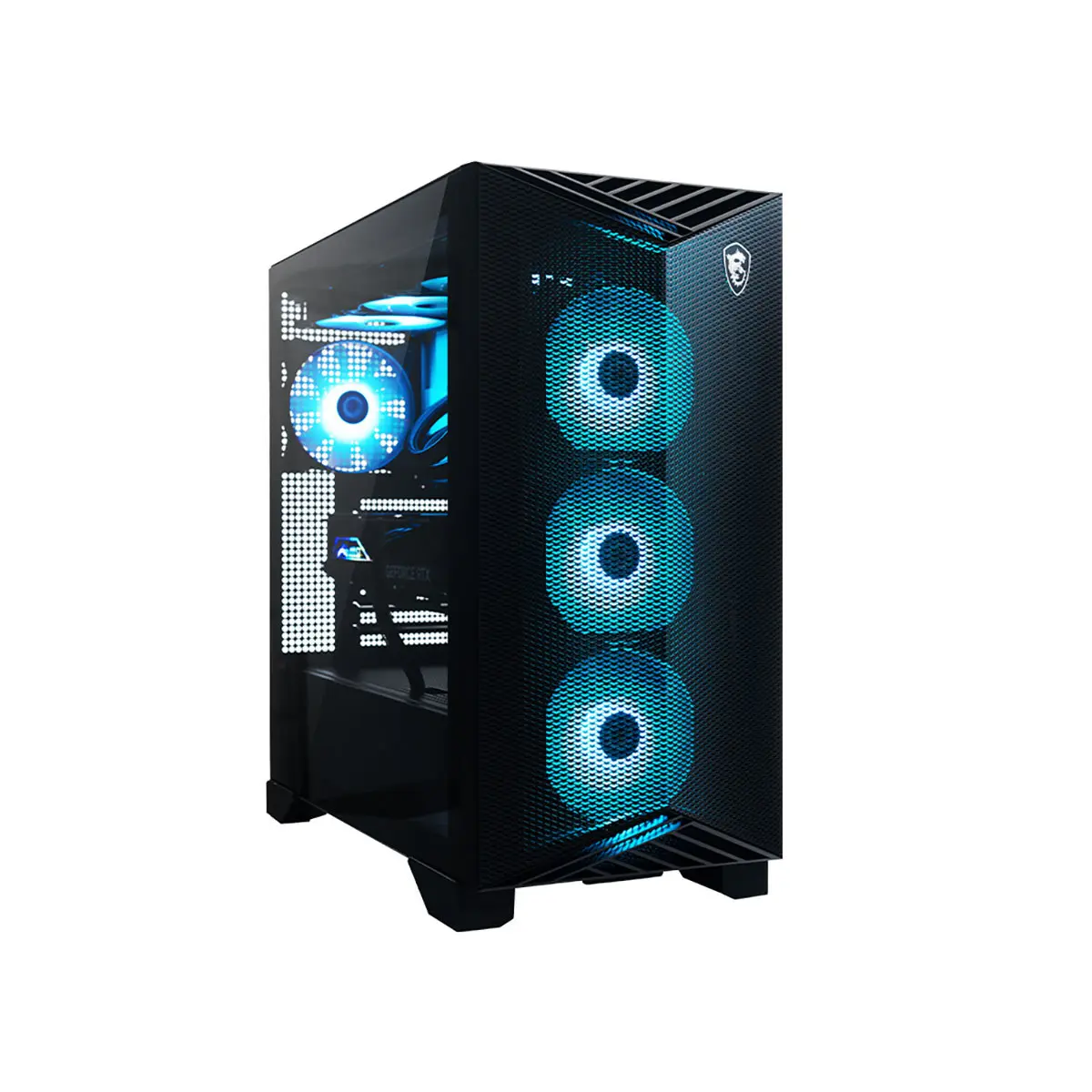 MSI Aegis ZS2 C9NVR-1462US Liquid Cooled Gaming Desktop Computer, AMD Ryzen 9 9900X 4.4GHz, 32GB RAM, 2TB SSD, NVIDIA GeForce RTX 5070 Ti 16GB, Windows 11 Home, Black