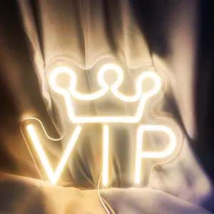LED neon table lamp, wedding & home decor night light, USB powered warm white neon light, perfect for Christmas parties and bedroom decoration.