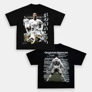 C. Ronaldo T-Shirt, CR7 2 Slide Vintage Graphic Tees, Unisex Soccer Shirt, Sport Merch, Gift For Fan, Cotton Comfort Menswear Womenswear Streetwear