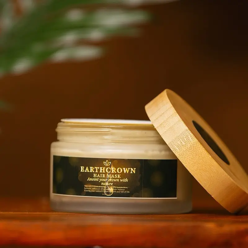 Earthcrown Hair Mask -100% natural Nourishing Formula for Soft and Smooth Hair Care Haircare Gel