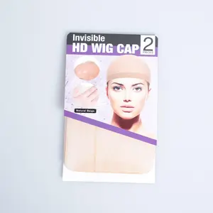 For Hermosa Wig Package 2 Pieces Invisible Human Hair Wig Cap Stretchable Elastic Hair Net For Women