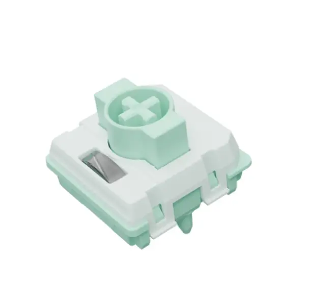 GATERON Full POM Plastic Magnetic Jade Pro HE Customizable Keyboard Switches - 40gf Initial Force, 3.5mm Total Travel, Adjustable Pre-travel, 18mm Spring, Factory Pre-lubed, 100M Lifespan, HiFi Sound, Low Profile, Square Magnet, Back-Covered Sound Chamber