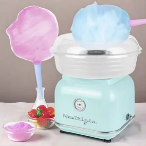 Classic Retro Hard & Sugar-Free Candy Cotton Candy Maker, Aqua