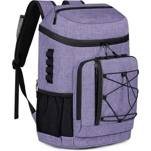 Backpack Coolers Insulated Leak Proof 30 Cans, Soft Sided Insulated Cooler Bags Ice Chest Backpack for Beach Travel Camping, with Reusable Ice Packs