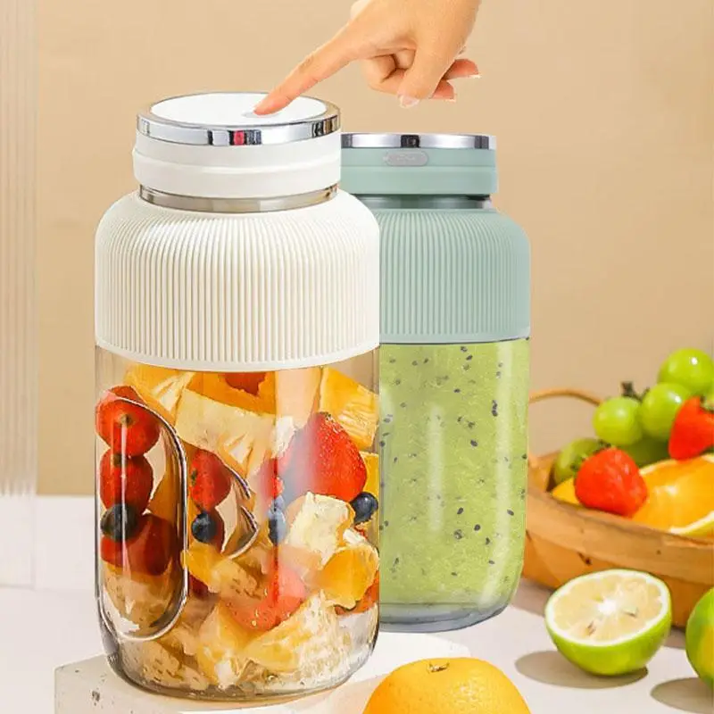 USB Rechargeable Electric Juicer Cup, 1 Count 40oz Portable Electric Juicer Cup, Multifunctional Juicer for Home, Sports, Travel