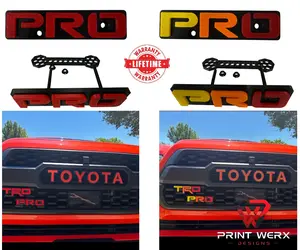 PRO Grille Badge for Toyota Tacoma, 4Runner, FJ Cruiser, Tundra. (Lifetime Warranty)