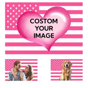Custom America Flag 40x60 inch Personalized Flags Design Your Image Funny Tapestry Poster For Decorate Club valentine's gift for bf Decoration Photo