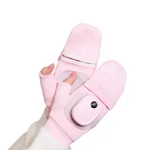 Graphene Heating Gloves USB Rechargeable Electric Heating Outdoor Gloves 3 Gear Temp Control Washable Long Battery Life Unisex for Hunting Camping Fishing Cycling-cold weather accessory-Touchscreen Winter Stretch Gloves-winter warm glove