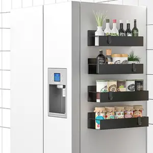 Magnetic Storage Rack, Space Saving Magnetic Storage Rack for Kitchen, Bathroom, Laundry Room, Kitchen Storage Organizer, Home Organizer