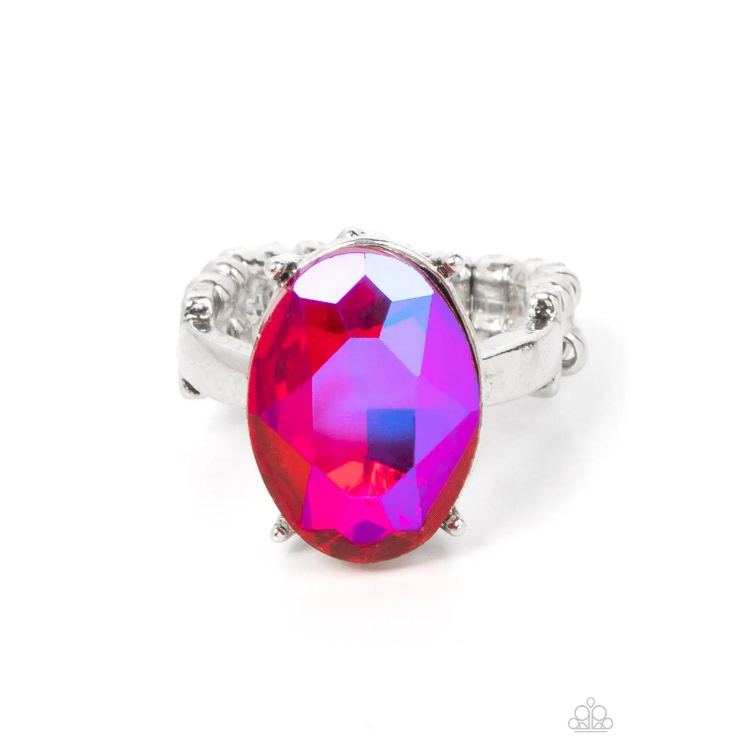 Updated Dazzle Pink ✧ Iridescent Ring