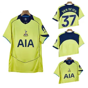 2526 Tottenham Hotspur Second Away Fan Version Jersey - Short-Sleeve, Breathable, No. 37