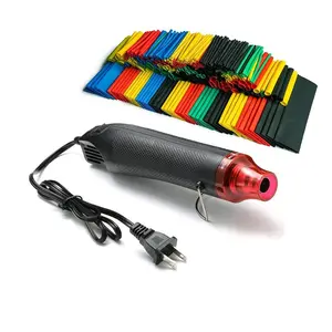 Wire Heat Shrink Tubing Kit + Mini Heat Gun for Shrink Tubing + 328pcs 2:1 Wire Shrink Wrap Tubing + for Wires,Shrink Wrap and Cable Repair.