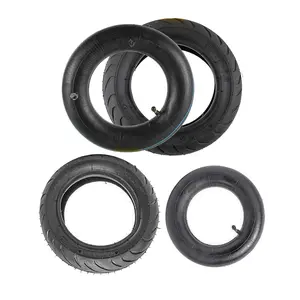Front 90/65-6.5 110/50-6.5 Rear Tire and Inner Tube Set - Replacement for 38cc 47cc 49cc Mini Pocket Bikes MTA1 MTA2 MTA4 GP-RSR Lucky7 Mini Dirt Pit Bikes Electric Scooters - Bent Valve Stem